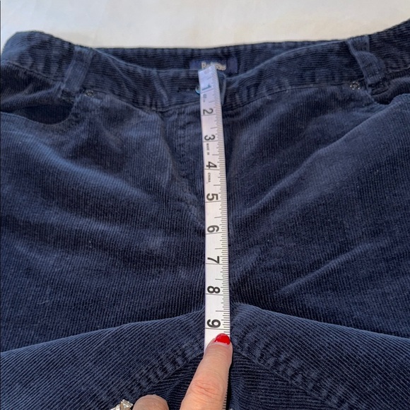 Reitmans Cords Blue Corduroy Flare preferred Fit Pants Stretch Women’s Size 7 - Picture 10 of 14